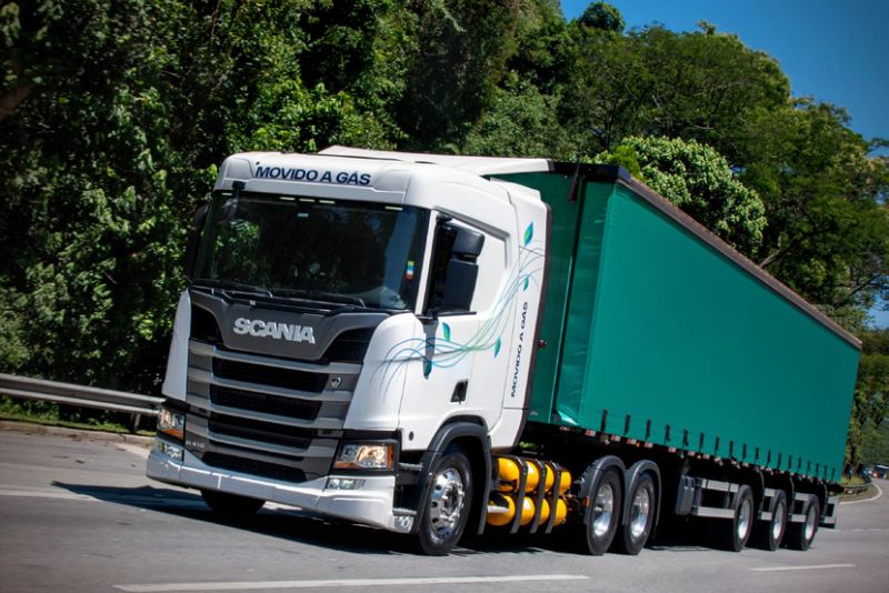 Scania R 410 movido a gás e/ou biometano ficou em 1º lugar na categoria Caminhões GNV